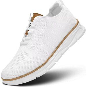 ⚡Men's X1-White Mesh Oxfords Lace-Up Lightweight Casual Walking Driving Sneakers